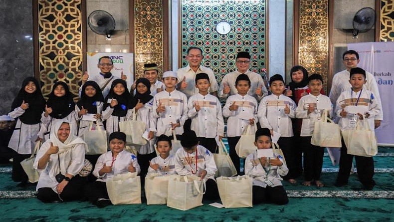 Gandeng Pemkot Jakpus dan Lotte Mart Indonesia, MNC Peduli Gelar Buka Puasa Bersama Anak Yatim 