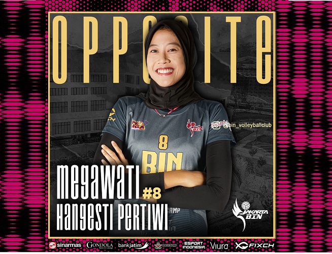 Megawati Hangestri Resmi Gabung Jakarta BIN di Proliga 2024 usai Tinggalkan Red Sparks