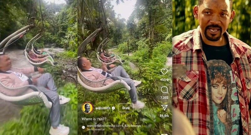 Viral Will Smith Terpikat Objek Wisata Alam di Sukabumi, Netizen: Kadiyeu Atulaaah Kang!