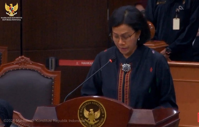 Sri Mulyani Beberkan Siklus Penyusunan APBN 2024 di Sidang PHPU
