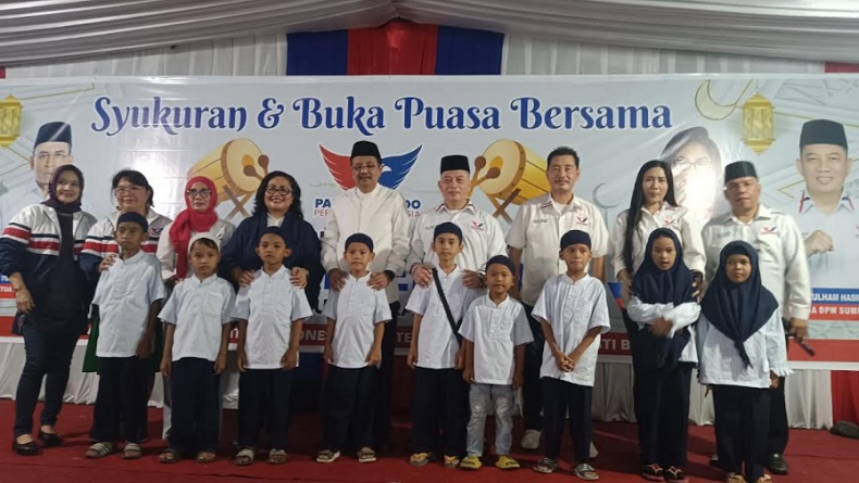 Syukur Atas Perolehan Suara Pemilu 2024, Perindo Sumut Gelar Bukber dan Santunan Anak Yatim