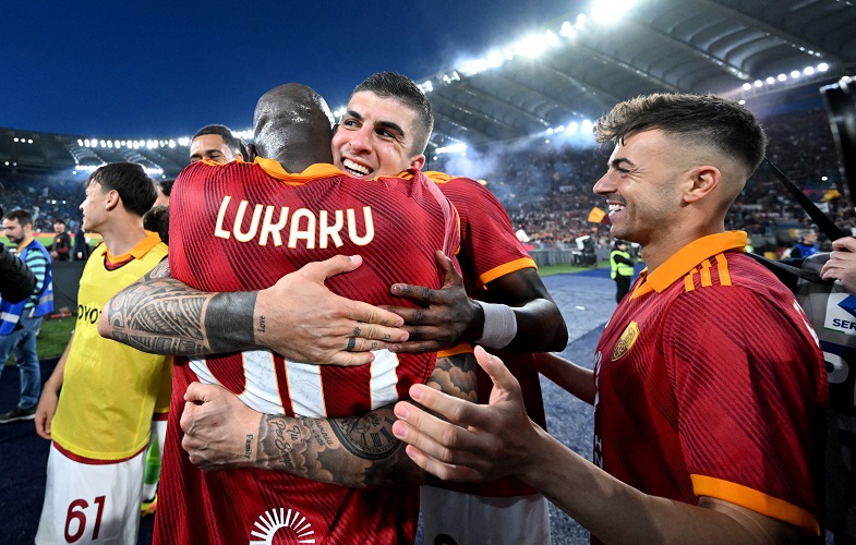 Hasil AS Roma Vs Lazio: Sang Serigala Menangi Derby della Capitale
