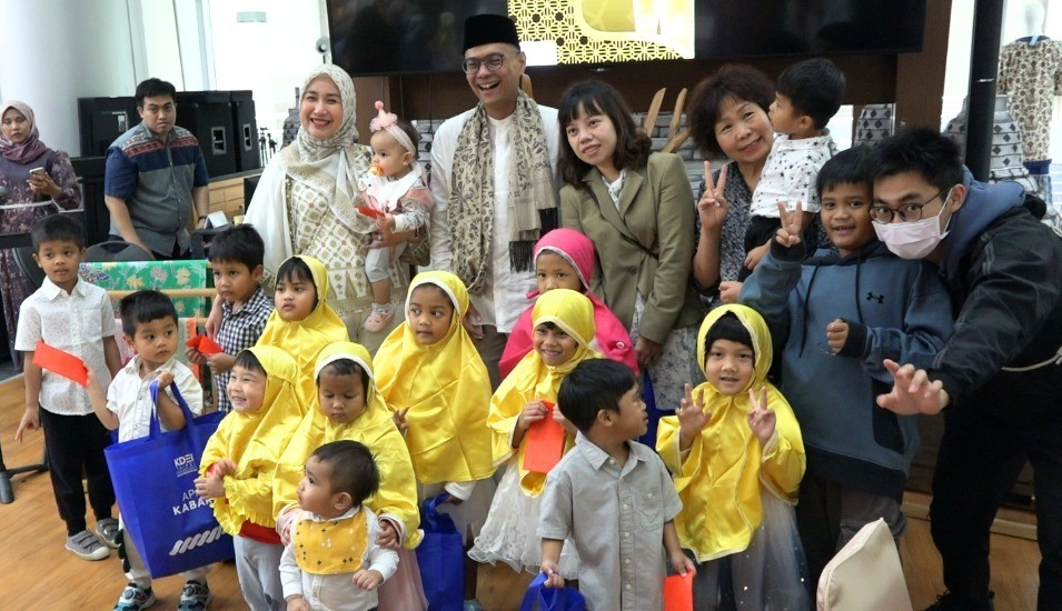 Lebaran di Taiwan, Umat Islam Indonesia Sholat Id dan Hadiri Open House KDEI Taipei