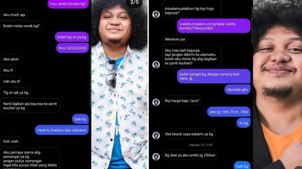 Semasa Hidup Babe Cabita Sering Borong Baju Pedagang, Diam-Diam Dibagikan ke Panti Asuhan