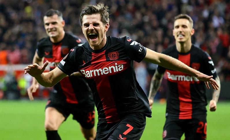 Hasil Lengkap Liga Europa Semalam: Satu Kaki Leverkusen di Semifinal, AC Milan dan Liverpool Kalah