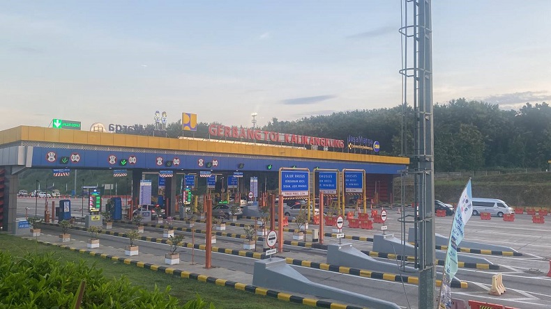 Arus Lalin di GT Kalikangkung Masih Sepi Pagi Ini, Jalanan Lengang