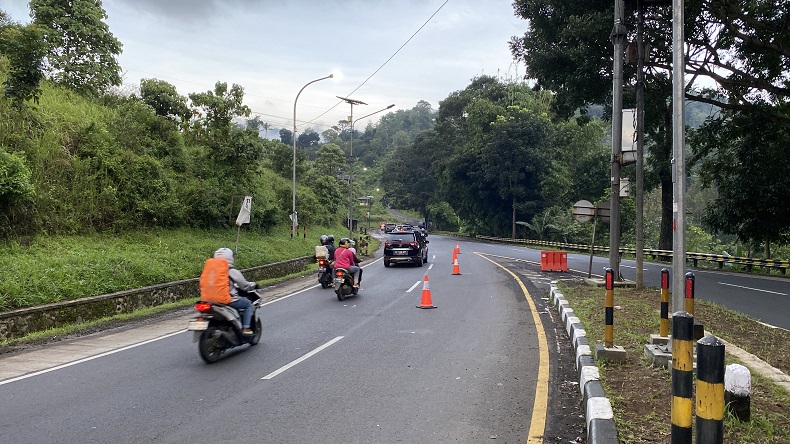 Jalur Gentong Lancar Pagi Ini, Sempat Padat hingga 5 Km Lebih