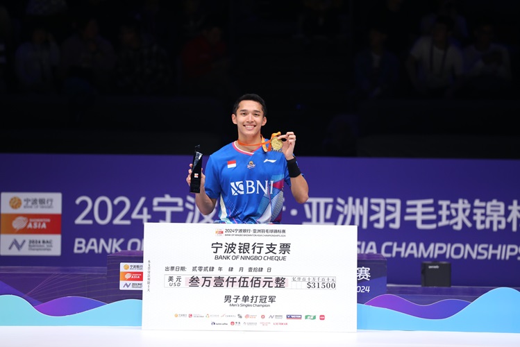 Kalimat Menyentuh Jonatan Christie usai Juara Asia 2024