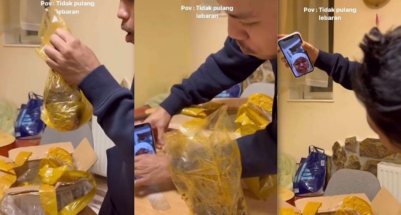 Viral Anak Tak Pulang Mudik, sang Ibu Kirim Paket Rendang dari Sumatera Barat ke Hungaria