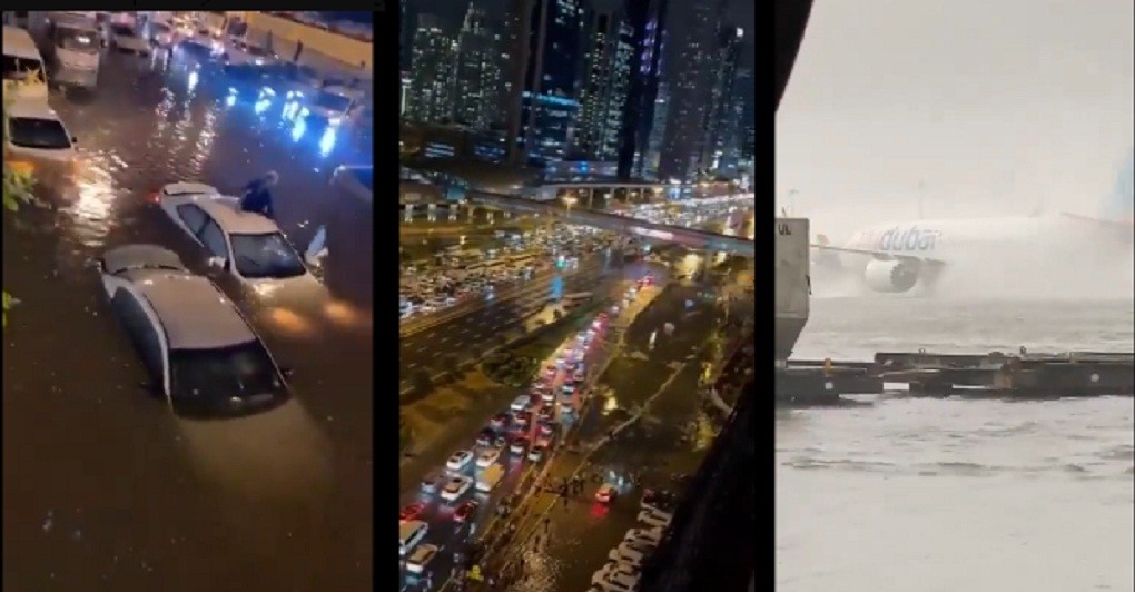 Viral Video Kehidupan di Dubai Jadi Kacau akibat Banjir Rendam Kota hingga Bandara