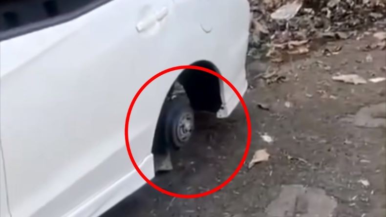 Waspada Parkir di Jalan, 4 Ban Mobil Warga Bogor Selatan Hilang Digasak Maling