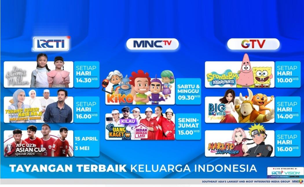 Saksikan Tayangan Terbaik Keluarga Indonesia