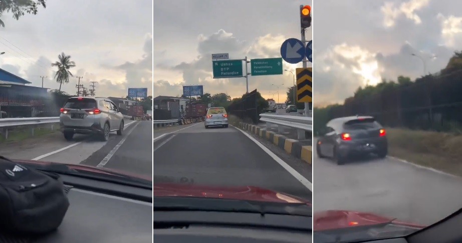 Tak Mau Bayar Tol, Viral Deretan Mobil Masuk Lewat Pintu Keluar dengan Cara Mundur
