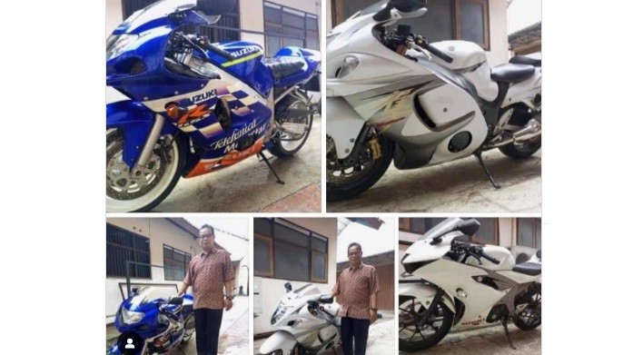 Heboh, SMK di Purwokerto Dapat Sumbangan Motor Sport Sangar Hayabusa