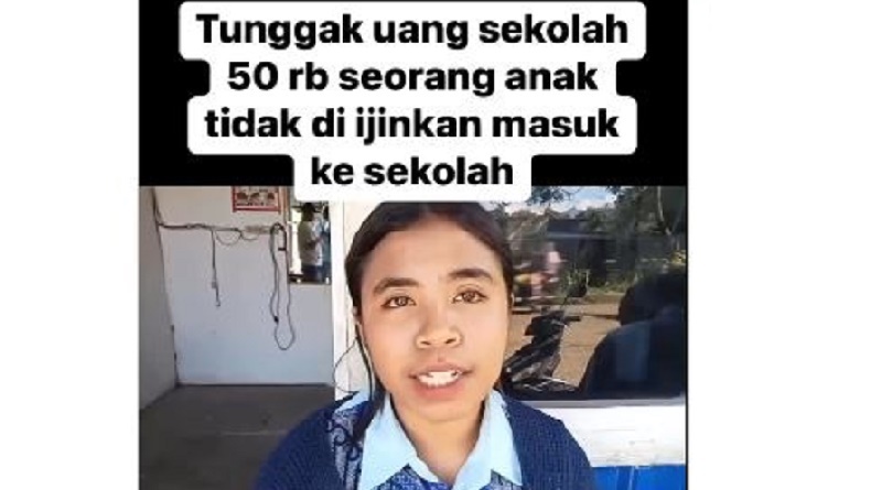 Viral Siswi SMA di NTT Dilarang Ikut Ujian gegara Nunggak Uang Sekolah Rp50.000