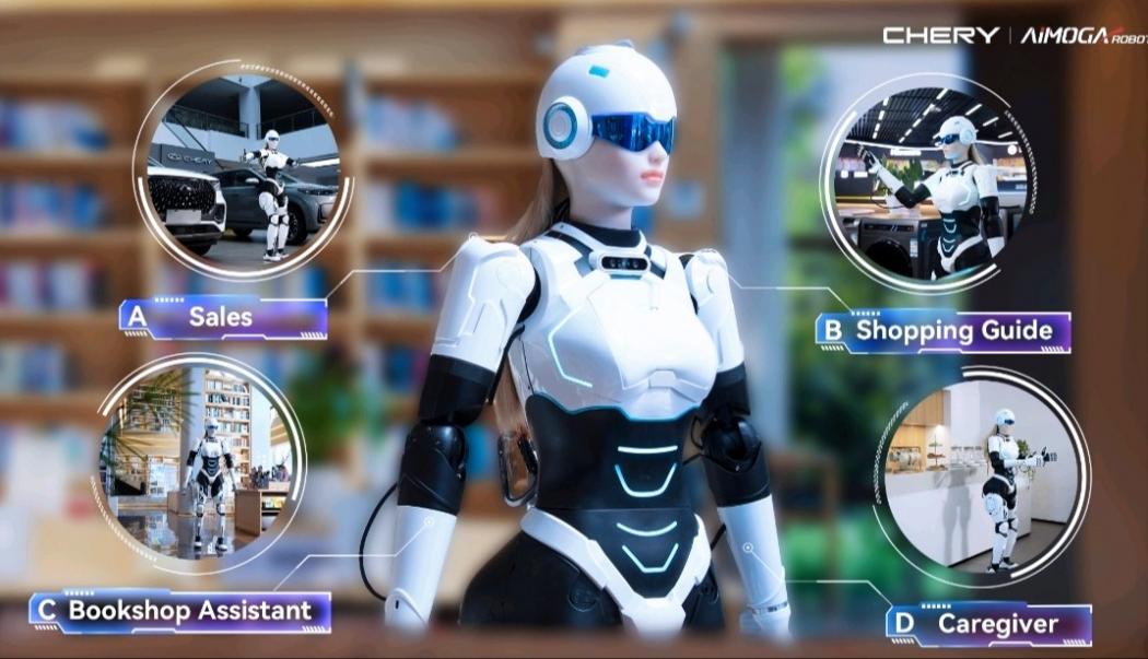 Chery Ciptakan Robot Pintar Bernama Mornine, Bisa Jadi Staf Informasi hingga ART