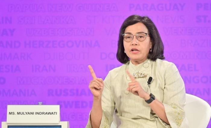 Di Forum IMF-World Bank, Sri Mulyani Ceritakan Pengalaman RI Hadapi Krisis Finansial-Covid-19   