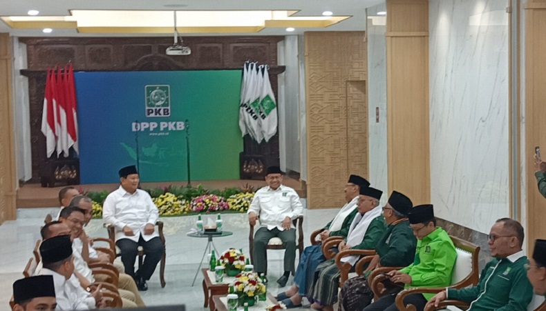 Prabowo Temui Cak Imin di Kantor DPP PKB usai Penetapan KPU, Bahas Apa?