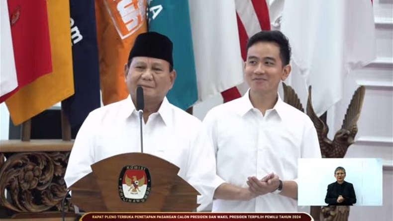 Pidato Perdana, Prabowo: Kita Semua Lelah, Mas Anies Saya Tahu Senyuman Anda Berat