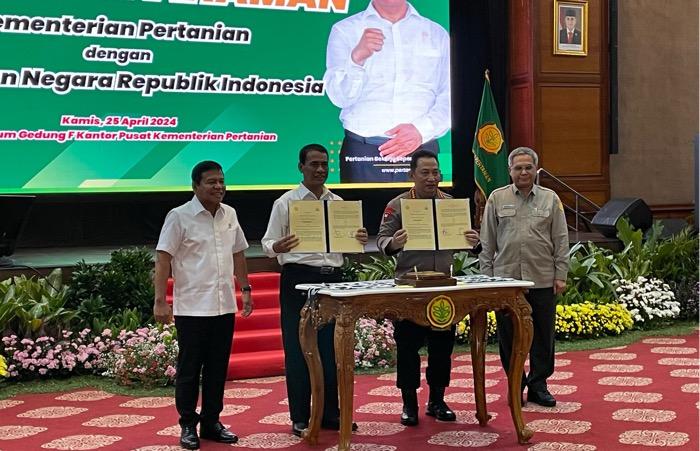 Kementan Gandeng Polri Dukung Ketahanan Pangan dengan Cara Ini
