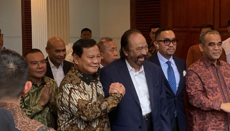 Prabowo dan Surya Paloh Sepakat Kerja Sama untuk Kepentingan Rakyat