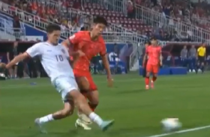 Hasil Indonesia U-23 Vs Korsel: Lee Young-jun Kartu Merah, Garuda Muda Unggul Pemain