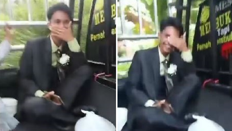 Viral Pengantin Pria di Madura Ketinggalan Rombongan, Akhirnya Naik Pikap ke Resepsi