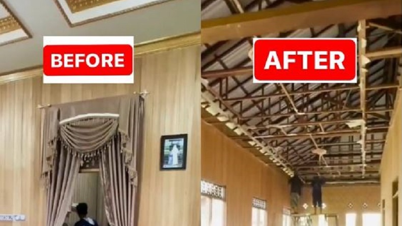 Viral Istri Robohkan Rumah di Tanah Mertua usai Suami Selingkuh, Disuruh Beli Rp300 Juta