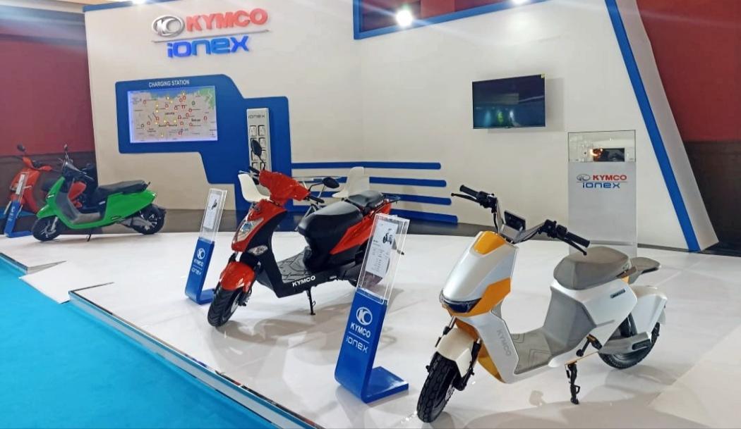 Motor Listrik Kymco Agility EV Melantai di PEVS, Baterai Bisa Sistem Swap