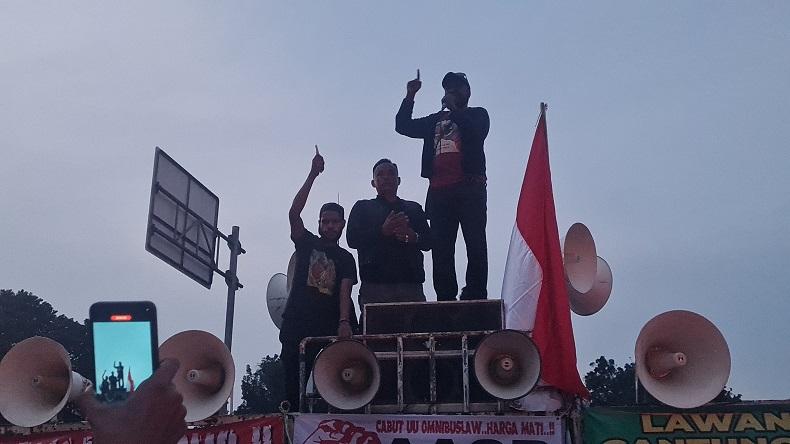 Jubir KNPB Victor Yeimo Berorasi di Aksi May Day Jakarta, Sebut Papua Pilih Merdeka