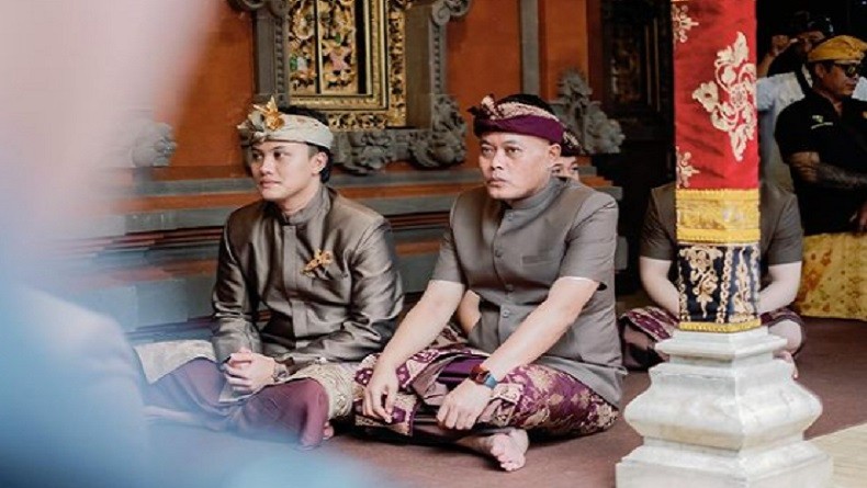 Dampingi Anak, Wajah Tegang Sule saat Hadiri Upacara Mepamit Mahalini Jadi Sorotan 