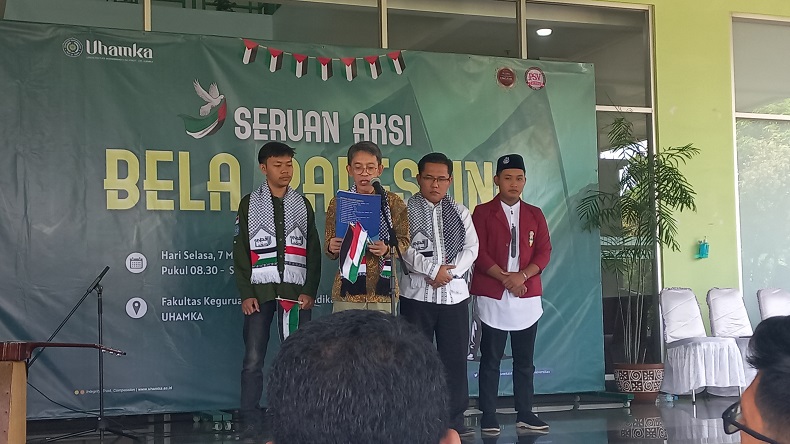 Aksi Bela Palestina, Forum Rektor PT Muhammadiyah Kutuk Agresi Militer Israel
