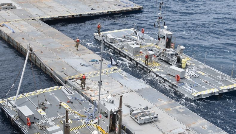 Militer AS Rampungkan Pembangunan Dermaga Terapung di Gaza untuk Bantuan Kemanusiaan