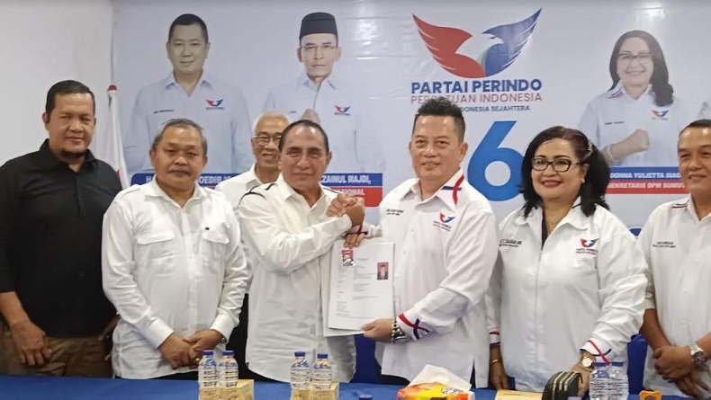 Edy Rahmayadi Daftar Calon Gubernur Sumut ke Partai Perindo