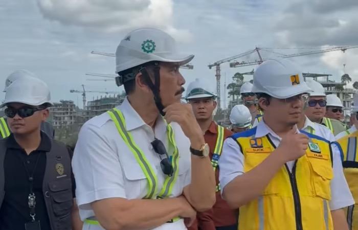 Cek Pembangunan, Luhut Optimistis Upacara HUT RI ke-79 Digelar di IKN