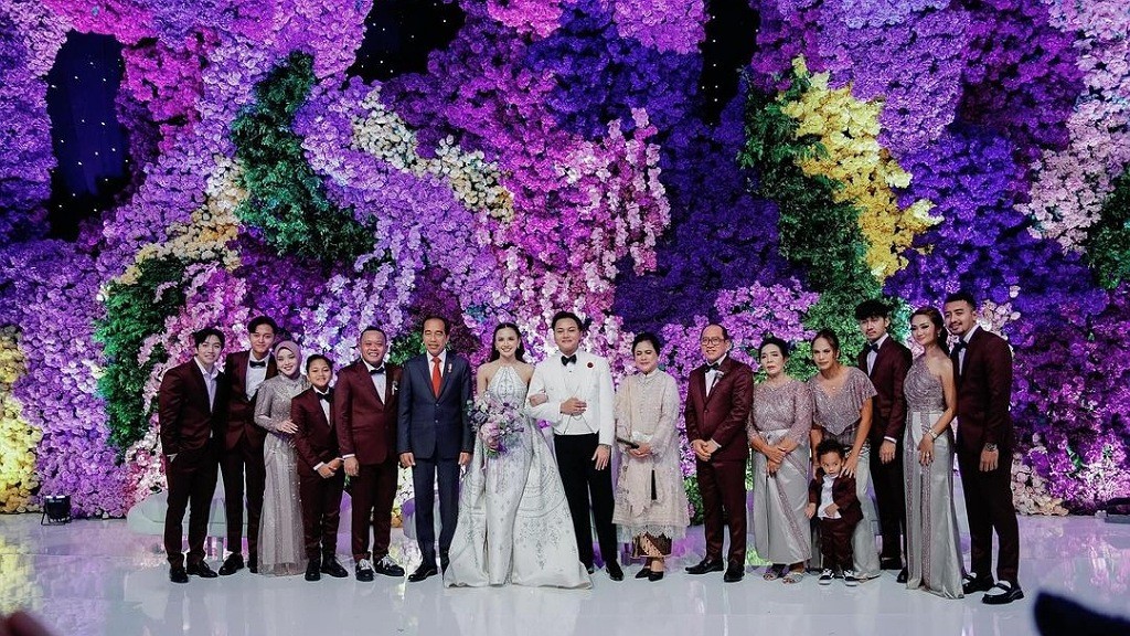 Rizky Febian dan Mahalini Terharu, Tidak Sangka Pernikahannya Dihadiri Jokowi dan Iriana