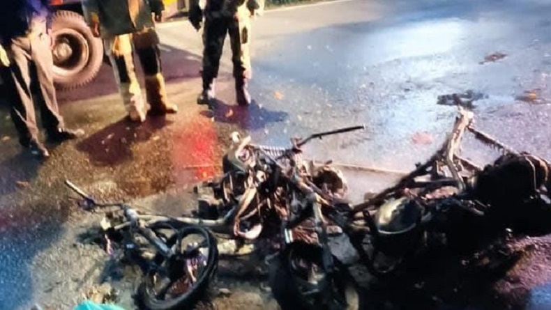 Bentrok Ormas di Ciamis, 1 Orang Dikeroyok 2 Motor Dibakar