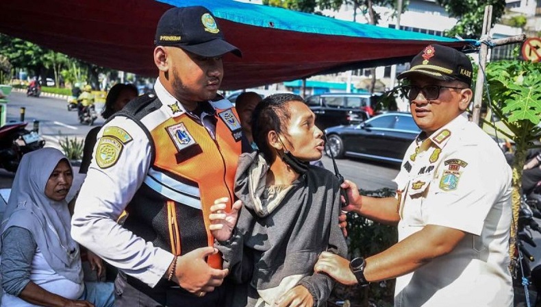 Dishub DKI Razia Parkir Liar di Senen dan Kemayoran, 12 Jukir Diamankan