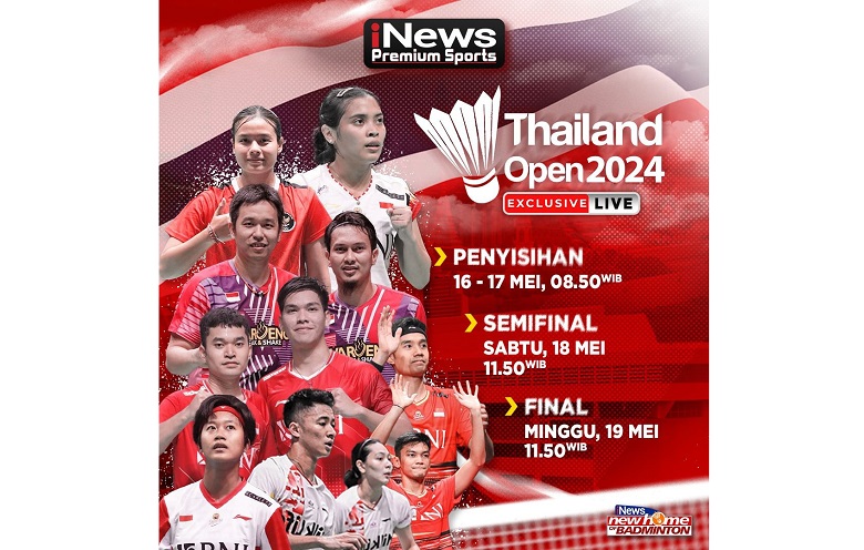 Gregoria dan Komang Tembus Perempat Final Thailand Open 2024, Saksikan Perjuangannya di iNews