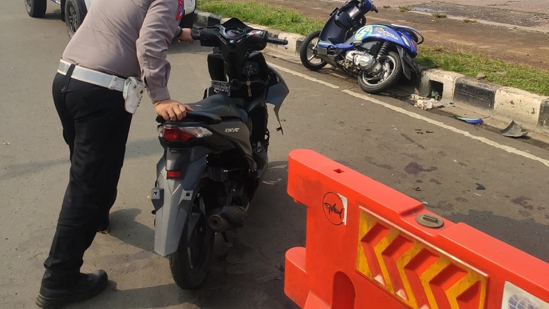 Kecelakaan di Sekitar Stadion Pakansari Bogor, 2 Motor Adu Banteng