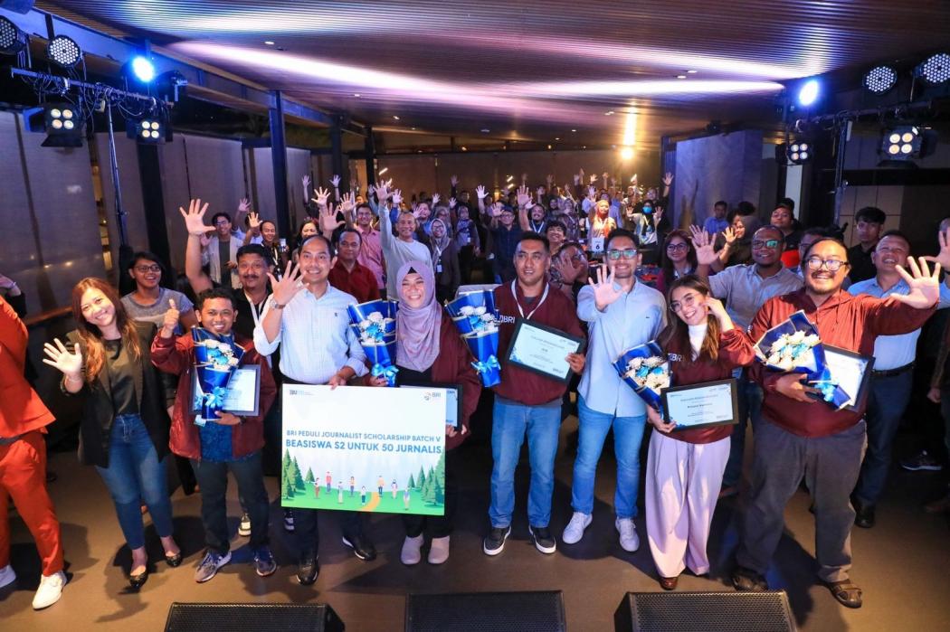Malam Inaugurasi BRI Fellowship Journalism 2024, BRI Kukuhkan 50 Jurnalis Penerima Beasiswa S2