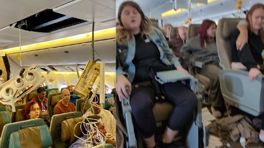 Viral Penampakan Kondisi Dalam Pesawat Singapore Airlines saat Turbulensi Hebat