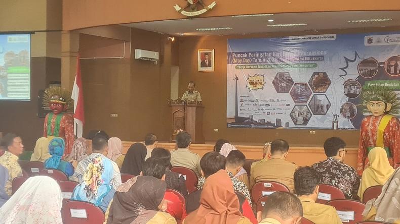 Disnaker DKI Gelar Puncak Peringatan May Day, Harap Buruh Dapat Manfaat