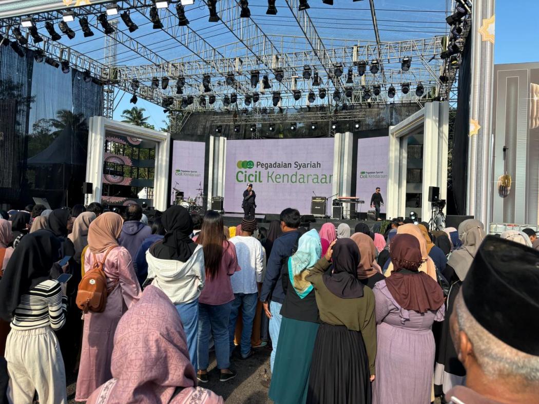 Meriahkan Tabligh Akbar iNews TV, Pegadaian Kenalkan Produk Amanah