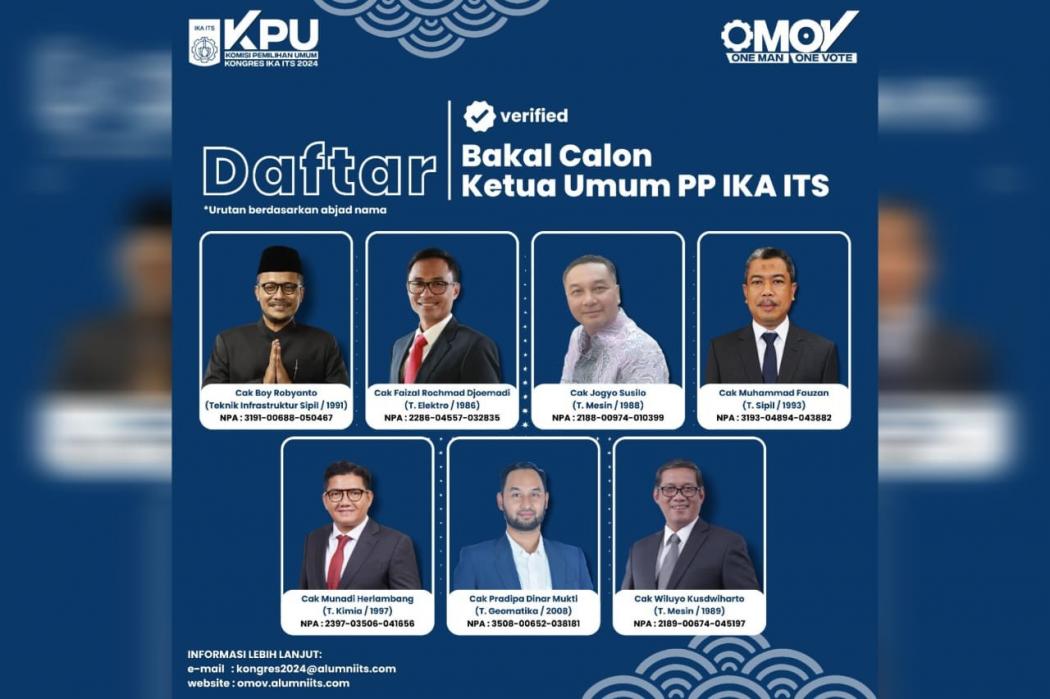 Direksi BUMN, Pengusaha hingga Praktisi Bersaing Jadi Ketua Umum Ikatan Alumni ITS