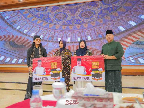 Buka Puasa bersama Bupati Kukar, Ibu Hamil Menangkan Hadiah Umrah
