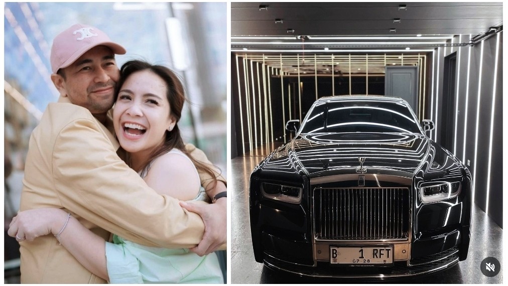 Raffi Ahmad Pamer Roll-Royce Seharga Rp20 Miliar Kado untuk Nagita Slavina, Netizen Tanya Pajaknya 