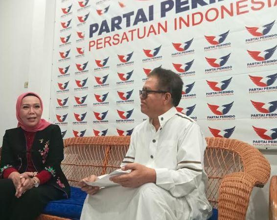 Ambil Formulir di Perindo, Holda Paparkan Visi Misi Bacagub pada Pilkada Sumsel