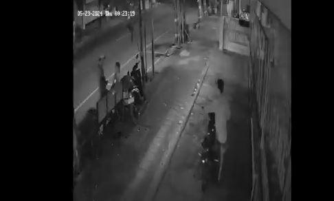 Viral Aksi Geng Motor Bacok Pemuda di Grobogan Terekam CCTV