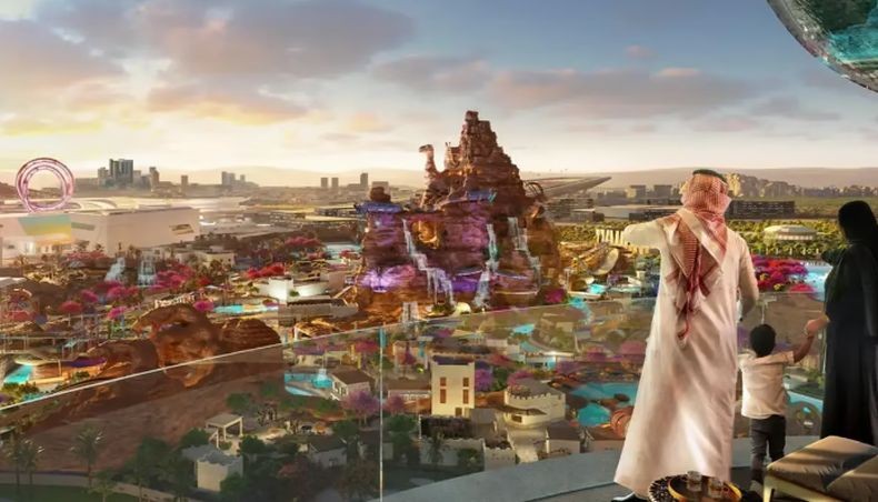 Mengintip Proyek Taman Air Raksasa Arab Saudi, Ada Roller Coaster Tertinggi di Dunia